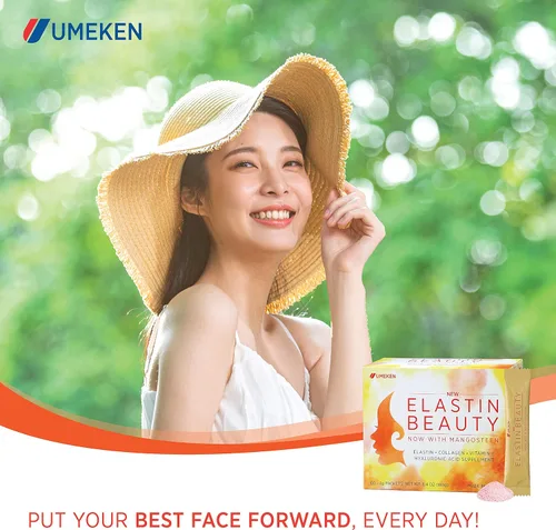 Miniatura 9 de Umeken Elastin Beauty - Suplemento en polvo con péptidos de colágeno, ácido hialurónico, vitamina C y fruta de mangostán, salud y bienestar