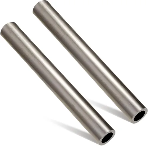 Miniatura 11 de Gisafai 2 piezas de tubo de acero laminado en frío de 3/4'' de diámetro exterior, 0.51'' de diámetro interior, pared de 0.12'', longitud de 12