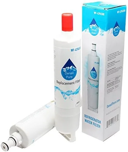 KitchenAid KSRB25FHSS01 - Paquete de 2 filtros de agua de repuesto para refrigerador, compatible con cartucho de filtro de agua KitchenAid 4396508,