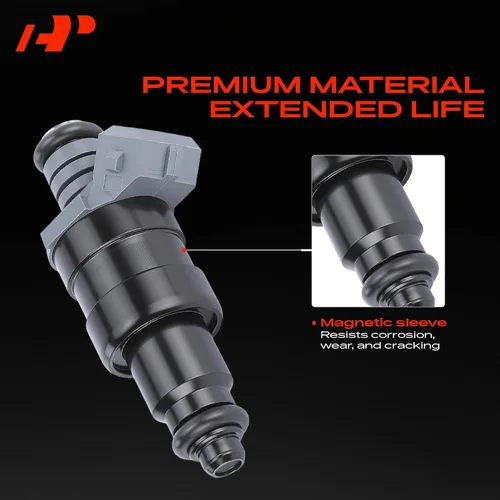 Miniatura 3 de A-Premium Inyectores de combustible compatibles con Jeep Wrangler 1997-2002, Cherokee 1996-2000, TJ 1997-2002 y Dodge Dakota 1996-2002, L4 2.5L