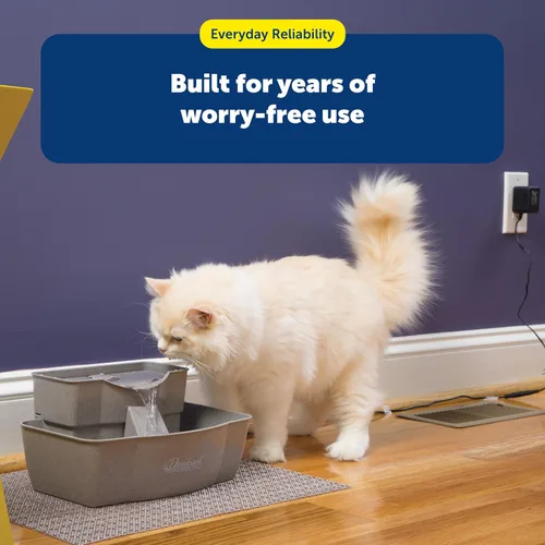 Miniatura 7 de PetSafe Bomba de repuesto, sumergible, funcionamiento silencioso, compatible con Drinkwell Cerámica, acero inoxidable, fuentes de agua para mascotas