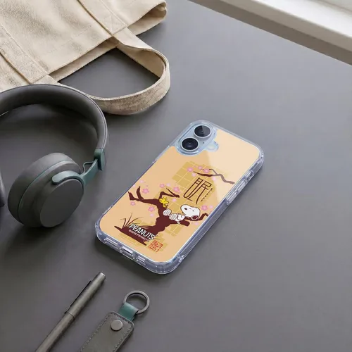 Miniatura 259 de Carcasa de gel para iPhone 7 Plus/iPhone 8 Plus, diseño de Snoopy Oriental de Peanuts, Badges