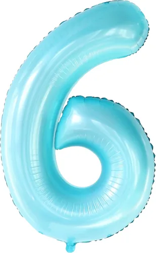 Miniatura 213 de KatchOn, Globo grande azul número 2 de 40 pulgadas Decoraciones de cumpleaños de Baby Shark para niño de 2 años Globo azul número 2 Globo