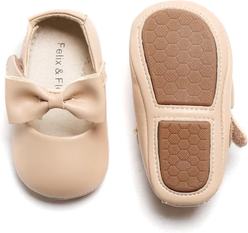 Miniatura 59 de Felix & Flora Zapatos de bebé de suela suave - Zapatos de bebé para caminar, mocasines, suela de goma, zapatos de cuna