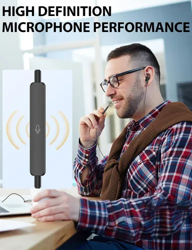 Miniatura 6 de Auriculares con cable para Apple Lightning con certificación MFi con puntas anticaída, magnéticos más grandes, auriculares con cable para iPhone 14