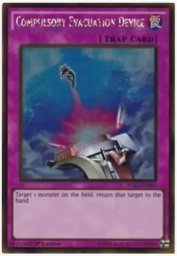 yugioh - Dispositivo de evacuación obligatoria PGL2-EN065 1ª edición Gold Rare - Premium Gold: Return of The Bling