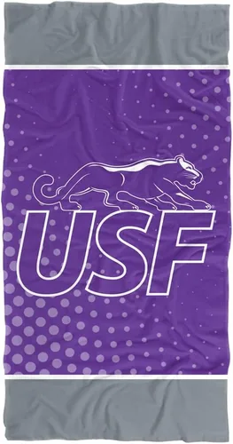 Miniatura 178 de LOGOVISION Manta Abilene Christian University, 30x60 Logo Dots CottonFront/PolyBackBeachTowel