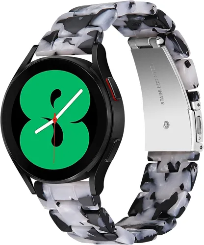 Miniatura 14 de Correas de reloj de resina compatibles con Samsung Galaxy Watch 7/6/5/4/FE 1.575 in 1.732 in, Galaxy Watch 6/4 Classic 1.654 in 1.693 in 1.811 in