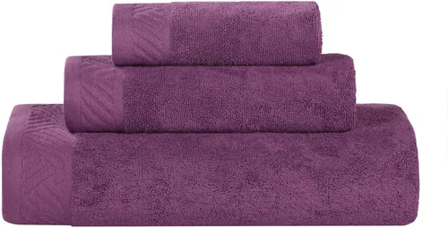 Miniatura 29 de Superior Juego de 6 toallas de 100% algodón egipcio de 500 GSM, 6 piezas, 2 caras, 2 manos, 2 toallas, ideal para baño, cocina o playa, de secado