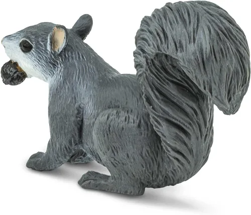 Miniatura 5 de Safari Ltd. Figurina de Ardilla Gris - Figura de Vida Silvestre Realista de 3" - Juguete Educativo para Niños, Niñas y Niños de 3+ Años