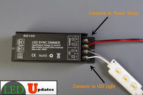 Miniatura 2 de Controlador de luz LED todo en uno (controlador LED de un solo color resistente)
