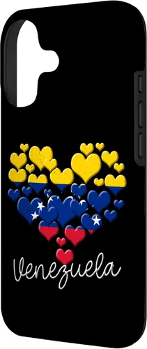 Miniatura 2 de Funda para iPhone 17 con diseño de corazón hispano con bandera venezolana con orgullo de Venezuela