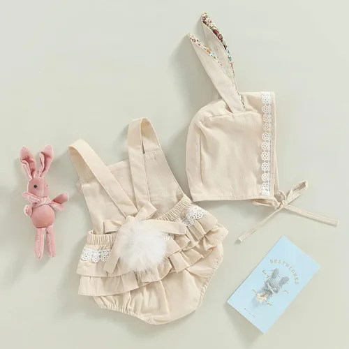 Miniatura 28 de oneflow Traje de Pascua para bebé y niña pequeña, vestido de tul, sin mangas, con lentejuelas, tutú para niñas pequeñas