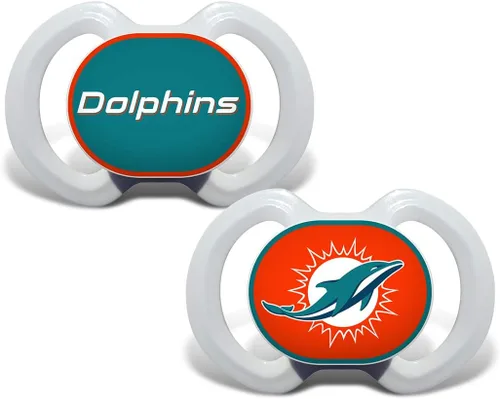 Miniatura 24 de Baby Fanatic NFL - Chupetes unisex para bebé, 2 unidades 3-Varios