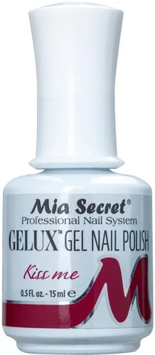 Mia Secret Gelux Soak-off esmalte de uñas de gel color Kiss Me - Esmalte de gel curado con lámpara de uñas - Esmaltes para uñas en gel de larga