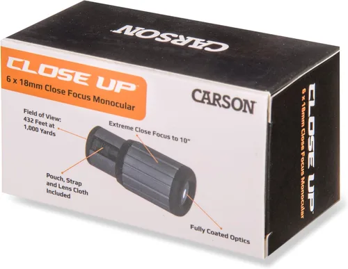 Miniatura 5 de Carson CloseUp Monocular de enfoque cerrado de 0.236x0.709 in (CF-618)