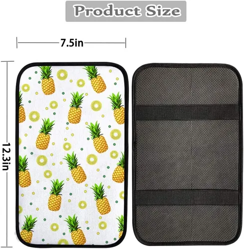 Miniatura 2 de Accesorios interiores de lunares Funda protectora universal para reposabrazos de consola central Protector de vehículo suave y cómodo