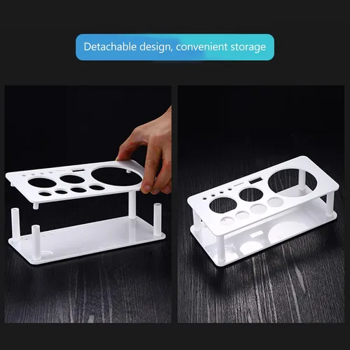Miniatura 7 de TOPINCN Kit de coctelera para barman de plástico, ahorro de espacio, organiza almacenamiento, soporte para herramientas de bartender, barra