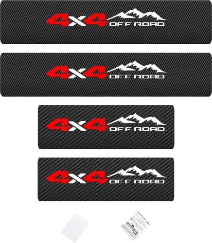 Miniatura 6 de Protector de Umbral de Entrada de Puerta Compatible con Tacoma Doble Cabina 2016-2023 Accesorios Protección de Umbral Calcomanías Adhesivas