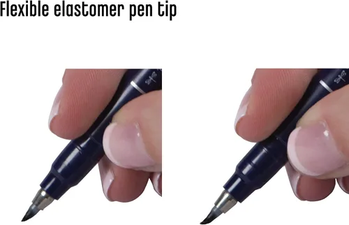 Miniatura 7 de Tombow 82038 Fudenosuke, punta suave y dura Fudenosuke Brush Pen para caligrafía y dibujos artísticos
