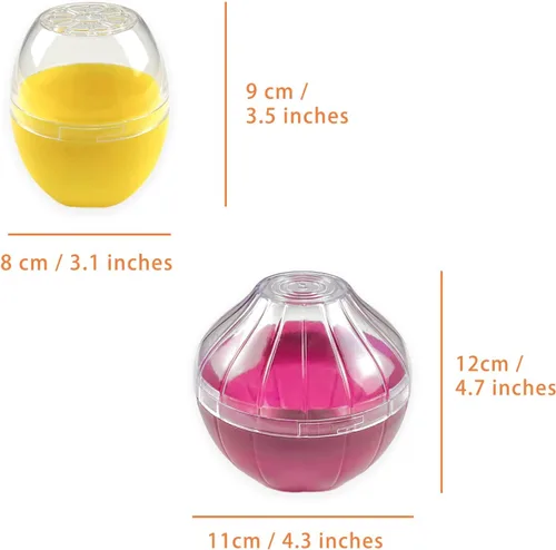 Miniatura 3 de 2 recipientes de almacenamiento de cebolla y limón en forma de frutas y verduras para nevera y verduras que hacen que la comida se mantenga fresca
