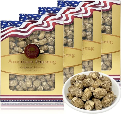 Miniatura 13 de DOL - Raíces de ginseng americano de Wisconsin cultivadas a mano, perlas de ginseng cultivadas a mano, 4 onzas (3.99 oz/caja)