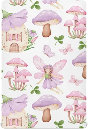 Miniatura 9 de Lindas sábanas para cuna, suaves y transpirables con diseño de huevos de Pascua, para niñas y niños, 39 x 27 x 5 pulgadas