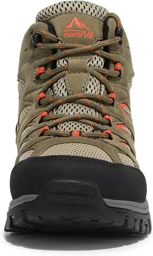 Miniatura 8 de NORTIV 8 Botas de senderismo impermeables para mujer, botas ligeras para senderismo al aire libre