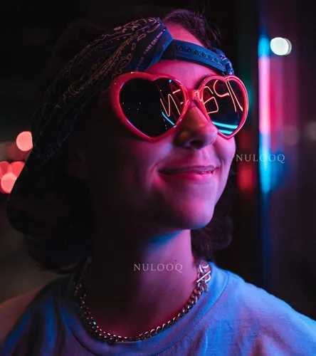 Miniatura 2 de NULOOQ Gafas de sol polarizadas en forma de corazón para mujer, estilo retro a la moda, marco grande, estilo encantador con protección UV 100%