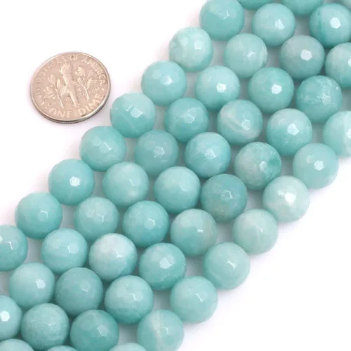 Miniatura 52 de GEM-Inside - Cuentas sueltas de cornalina roja naranja facetada de 0.236 pulgadas (0.236 in), cuentas de energía natural para hacer joyas, redondas