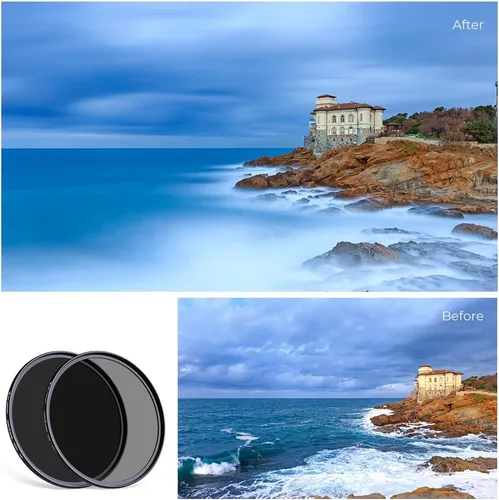 Miniatura 5 de K&F CONCEPT Kit de filtro de lente de 1.457 in densidad neutra ND8 ND64 CPL Polarizador Circular Set con 24 Recubrimientos multicapa para lente