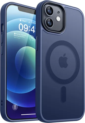 Miniatura 16 de CANSHN - Funda transparente compatible con iPhone 12/iPhone 12 Pro [Protección contra caídas de grado militar] No amarillea, funda protectora a
