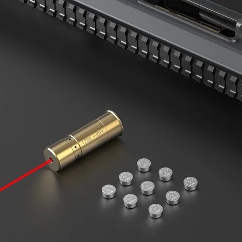 Miniatura 7 de Feyachi Bore Sight 9MM/223 5.56/12GA Punto Rojo Laser Zeroing Bore Sighter Pistola Laser Boresighter con 3 Juegos Latón