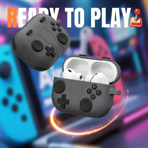 Miniatura 6 de Getino Funda de Juego para Estuche de AirPods Pro 3 2025, Cubierta de Silicona a Prueba de Golpes para Apple AirPods Pro 3 – con Kit de Limpieza