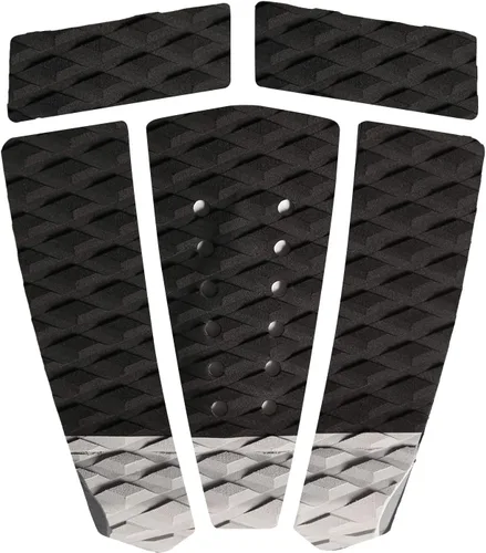 Miniatura 7 de Abahub 3 almohadillas de tracción de EVA para tabla de surf con patín para patinetas, tablas de surf, funboard, tabla de pescado, Naranja