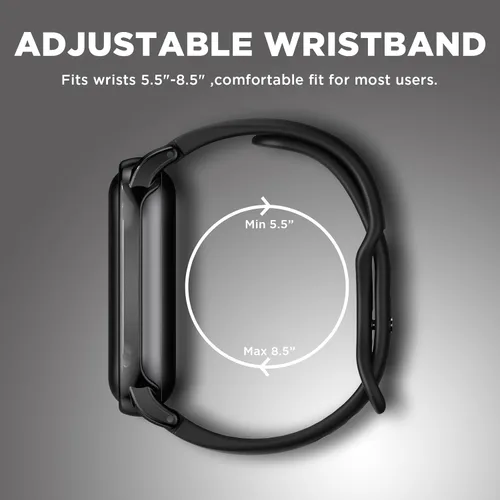 Miniatura 6 de Pulsera de silicona compatible con grabadora de voz Plaud NotePin, funda de PC con correa ajustable para Plaud NotePin S (2025), correa de repuesto