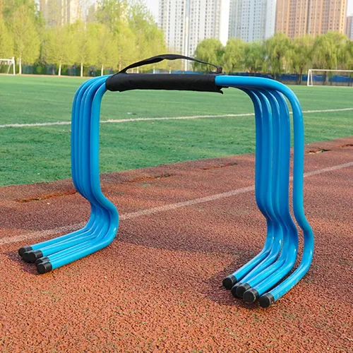 Miniatura 15 de YXXSDP Entrenamiento de velocidad de agilidad obstáculos para atletas, equipo de práctica deportiva portátil multicolor para entrenamiento