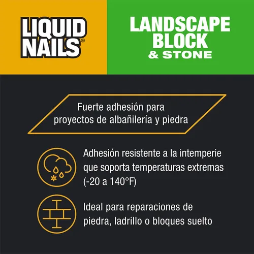 Miniatura 7 de Liquid Nails LN-905, Landscape, adhesivo, 10 onzas