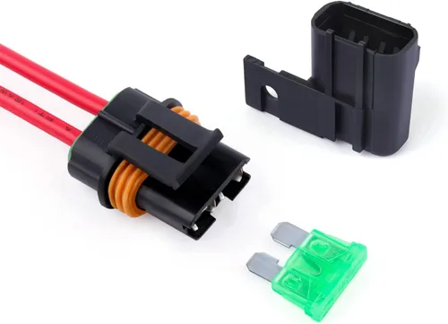 Miniatura 8 de Newdeli Portafusibles en línea impermeables 12V con cubierta Paquete de 6 - Portafusibles en línea para fusible de cuchilla ATO/ATC