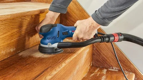 Miniatura 4 de BOSCH RSM5045 Almohadilla de lijado mediana de gancho y bucle con múltiples orificios de 5 pulgadas
