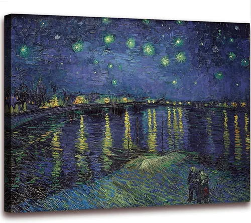 Miniatura 8 de msspart Almendro en flor por Vincent Van Gogh Pinturas al óleo reproducción, Impresión Giclee en lienzo Arte en pared para dormitorio, baño