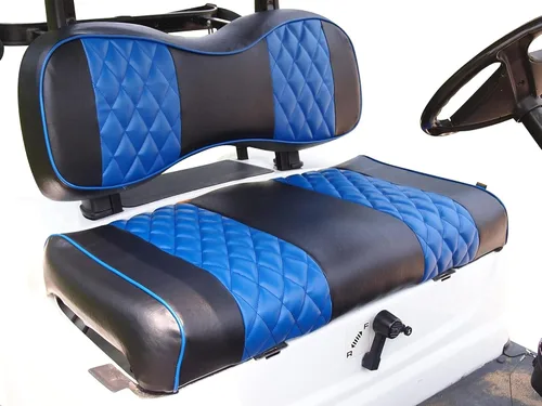 Huskey - Fundas de asiento delantero y trasero para carrito de golf compatibles con modelos Yamaha G29 Drive & Drive 2 2007 en adelante, ajuste Negro