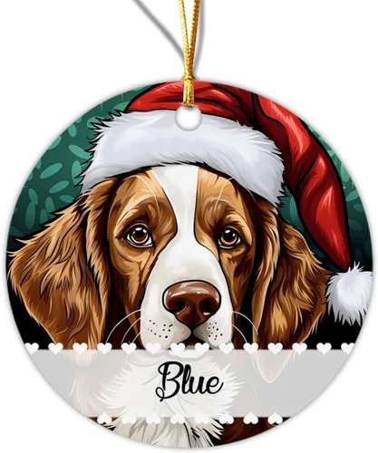 Miniatura 16 de Chow Chow - Adorno decorativo para árbol de Navidad 2026, adorno personalizado para sombrero de Navidad, regalo de adornos de Navidad para perros