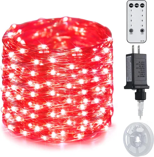 Miniatura 9 de JMEXSUSS VFairy Lights Luces de Navidad Enchufables Naranja Morado