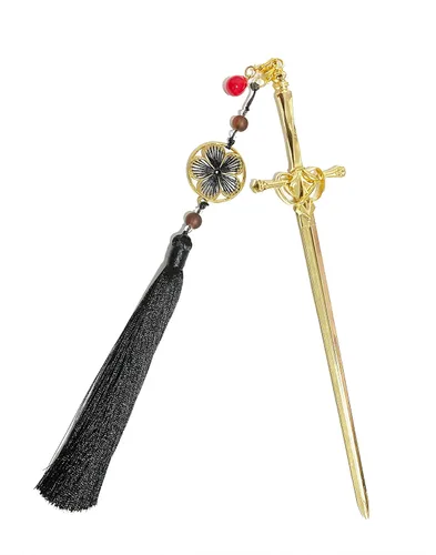 Miniatura 2 de 2 unidades de palillos para el cabello, accesorios para moños, palillos para el cabello, horquilla vintage para mujeres y niñas (HP-J-BL)