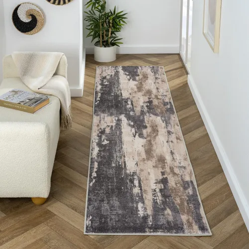 Miniatura 31 de LUXE WEAVERS Lagos Collection - Alfombra de área abstracta beige de 5 x 7 pies