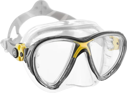 Miniatura 2 de Cressi Máscara de buceo de alta gama para adultos, fabricada en silicona de cristal revolucionario, cristal evolutivo de ojos grandes: fabricado