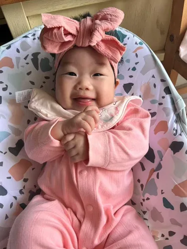 Miniatura 8 de CÉLLOT 6 piezas de diademas con moño para bebé, diademas de nylon, accesorios para el pelo con moño para bebé niña, esenciales para recién nacidos