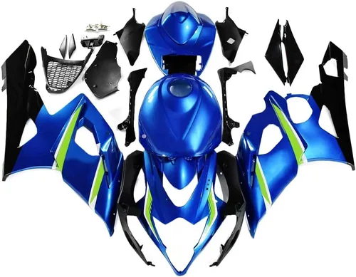 Miniatura 118 de Kit de carenado de inyección azul, negro y blanco para Suzuki GSXR600 GSX750 2006 2007 GSXR 600 GSX-R750 06 07 ABS Carenado de plástico completo