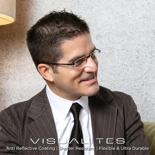 Miniatura 8 de Visualites Gafas de lectura ligeras sin montura para hombres y mujeres - Modelo - VIS 1 Lavanda